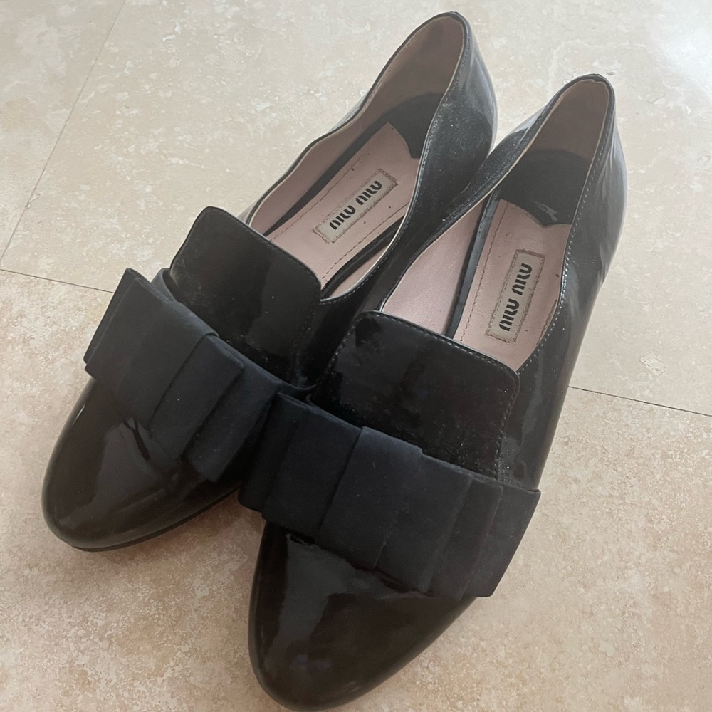 Miu Miu Studded Flats